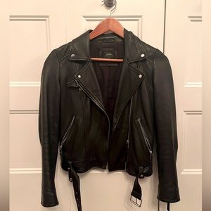Zara leather jacket